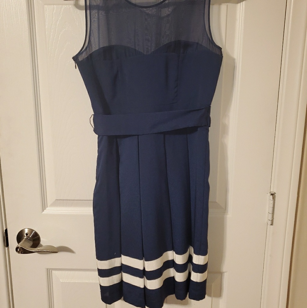 GUESS sailor blue dress